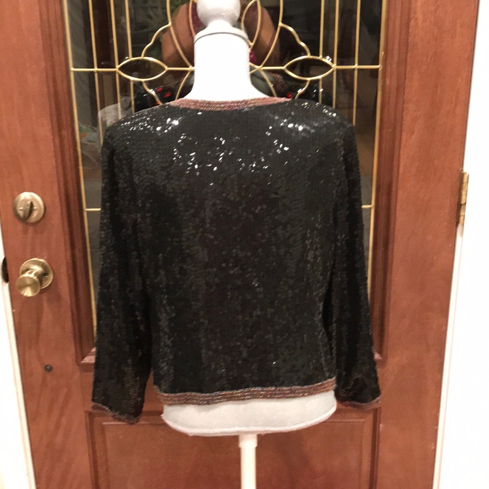 Royal Feelings sequence vintage black jacket - Picture 3 of 7